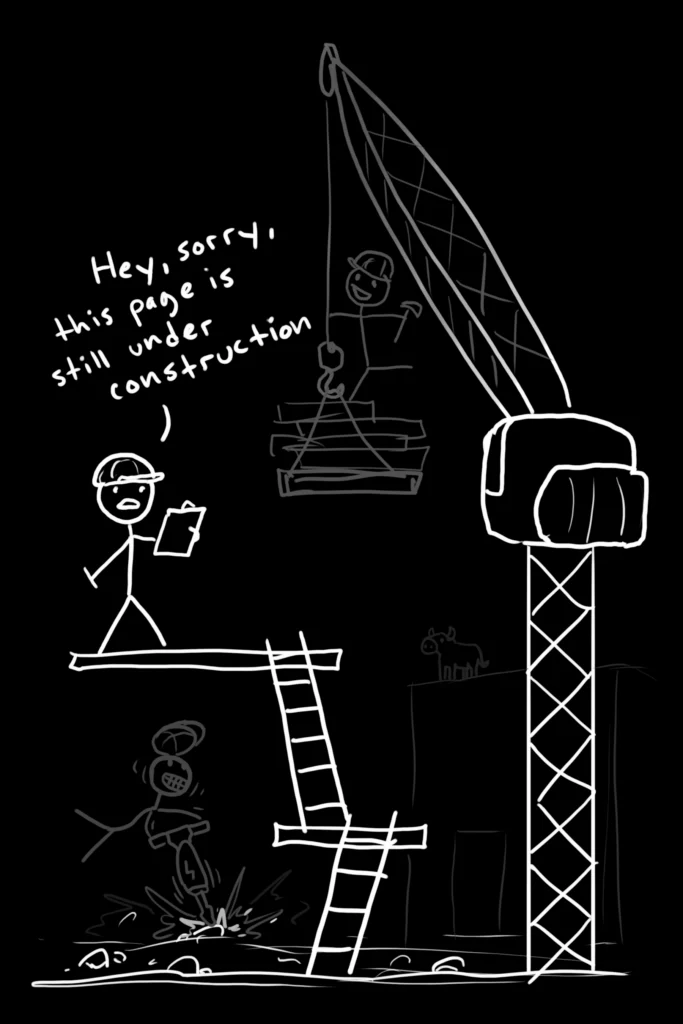 under construction wip